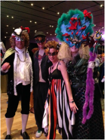 Closing night of the conference. Masquerade party.